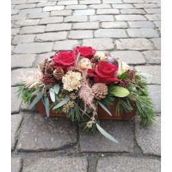 Juledekorasjon i mursteinsform