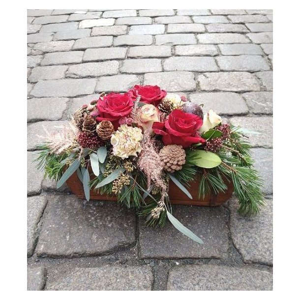 Juledekorasjon i mursteinsform