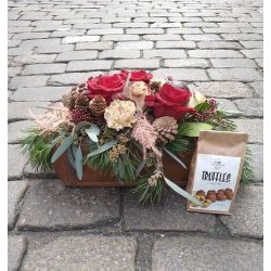 Juledekorasjon i mursteinsform