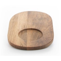 Coaster med asjett i tre