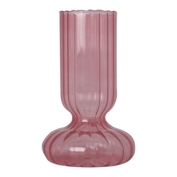 Vase, Rosa glass